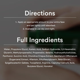 Abib clear spot serum close-up seamoss ingredient conveying soothing benefit