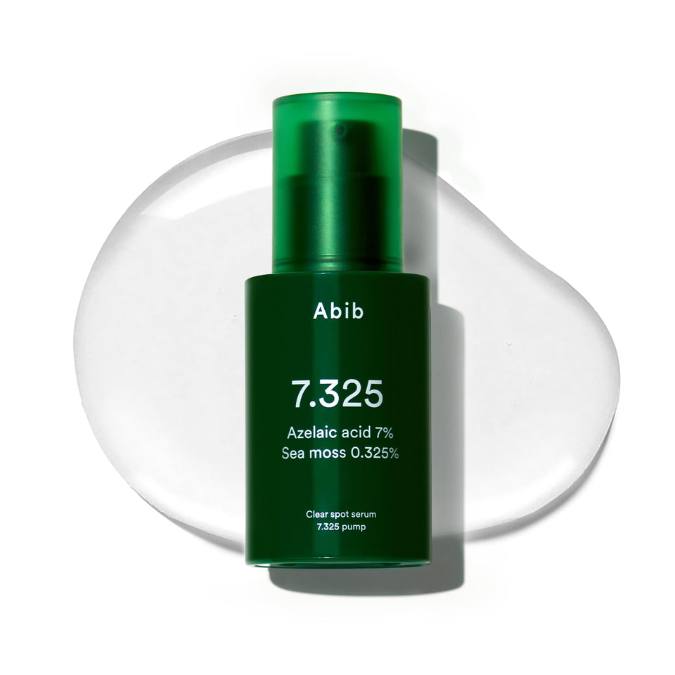 Abib clear spot serum front bottle showing packaging and size benefit