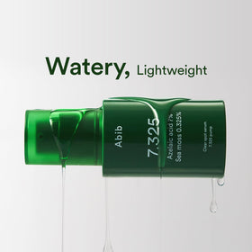 Abib clear spot serum in bathroom routine showing layering under moisturizer
