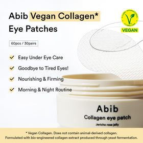 Abib open kit with patches jar and eye cream visible for convenience