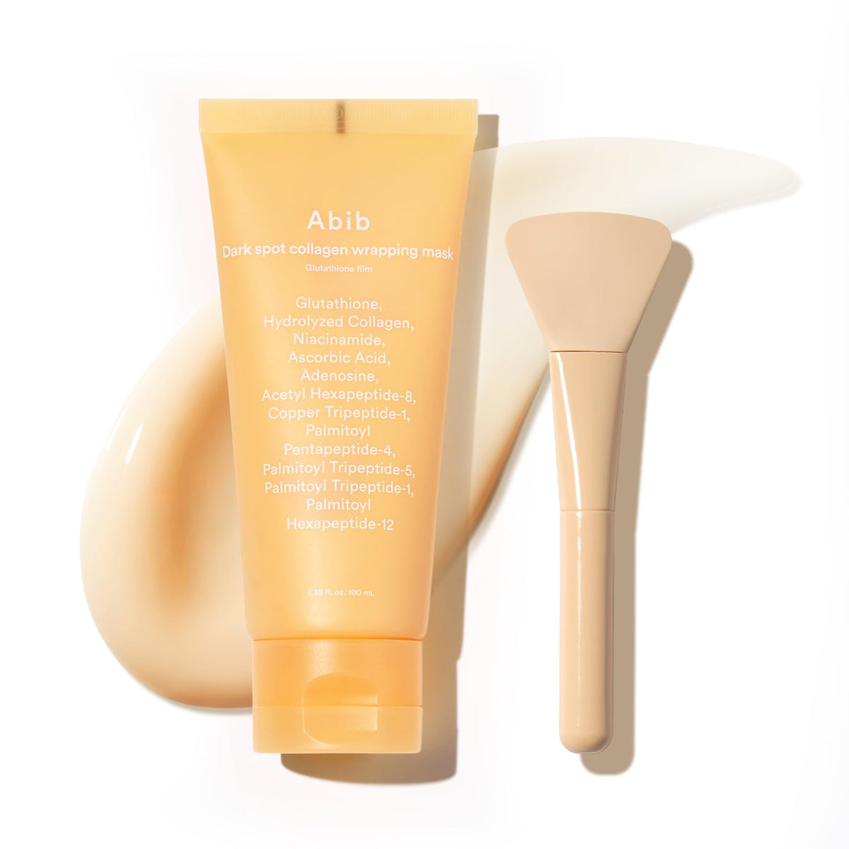 Abib front packaging showing product name and brightening benefit