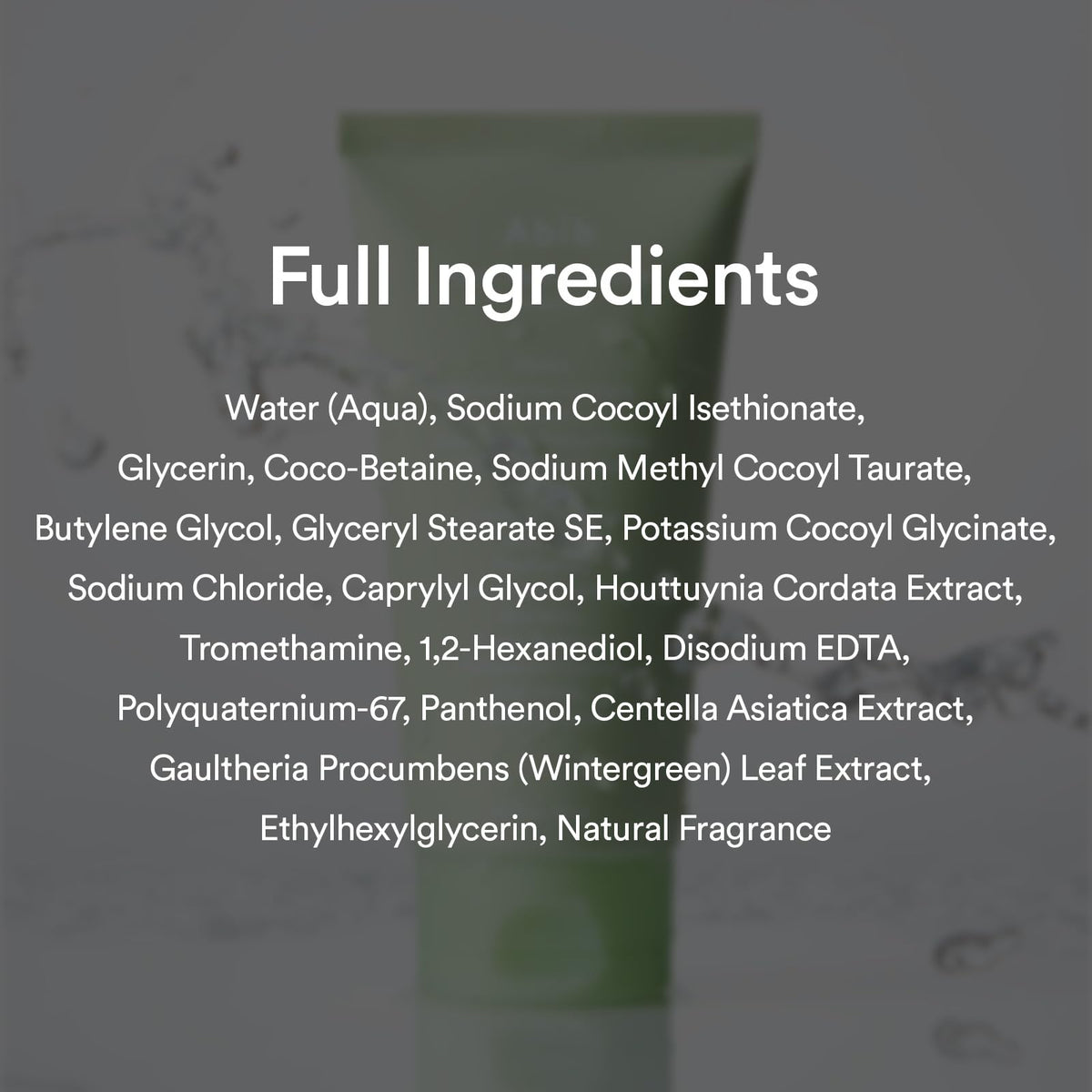 Abib cleanser beside Heartleaf toner, pairs well for a calming routine
