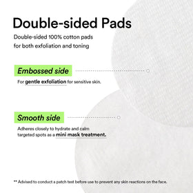 Abib embossed pad texture close-up exfoliates and refines pores