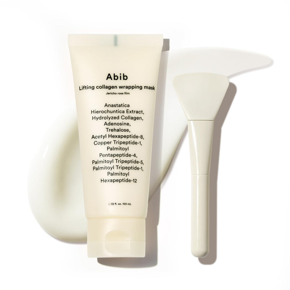Abib jar front packaging showing Jericho Rose for firming benefits