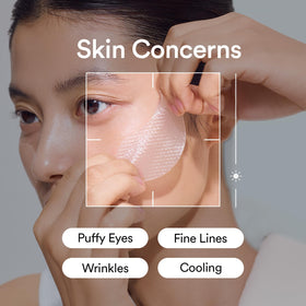 abib open case revealing individual hydrogel patches ready to apply