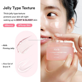 Abib ingredient label close-up highlighting PDRN and collagen