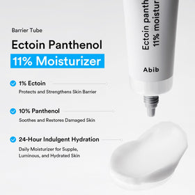 Abib tube in hand displaying size and 50 mL portability benefit
