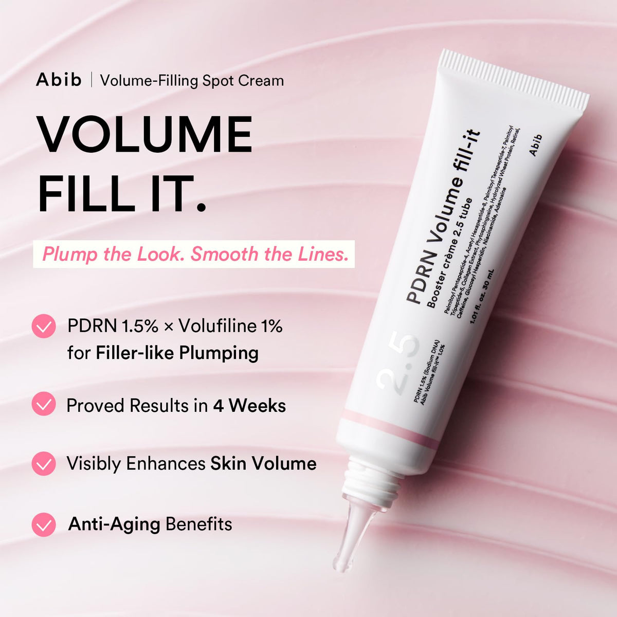 Abib close-up texture of pink emulsion highlighting lightweight fast absorption