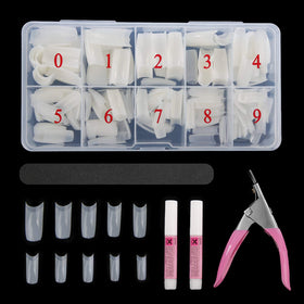 Abodhu front packaging showing full 500-piece kit and included tools benefit: quick inventory
