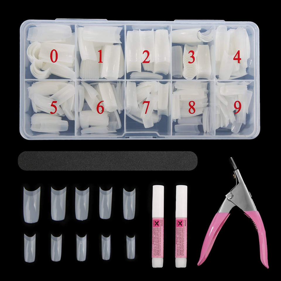 Abodhu front packaging showing full 500-piece kit and included tools benefit: quick inventory