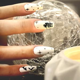 Abodhu nails applied on model hand benefit: salon-style finish at home