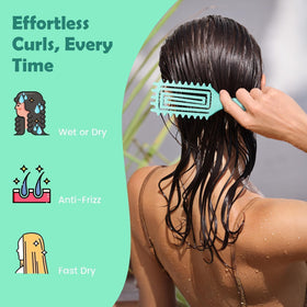 ABOYOY brush used in shower detangles wet hair easily