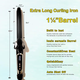 abp lcd temperature display showing precise heat control for tailored styling results