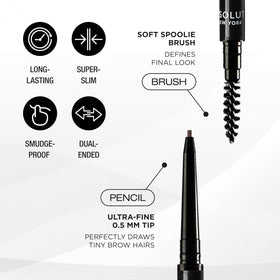 Absolute New York fine-tip close-up revealing ultra-slim point for precise hair-like strokes