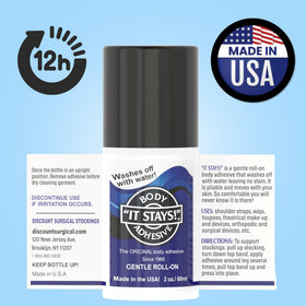 absolute support clear adhesive texture on skin, quick-dry invisible finish