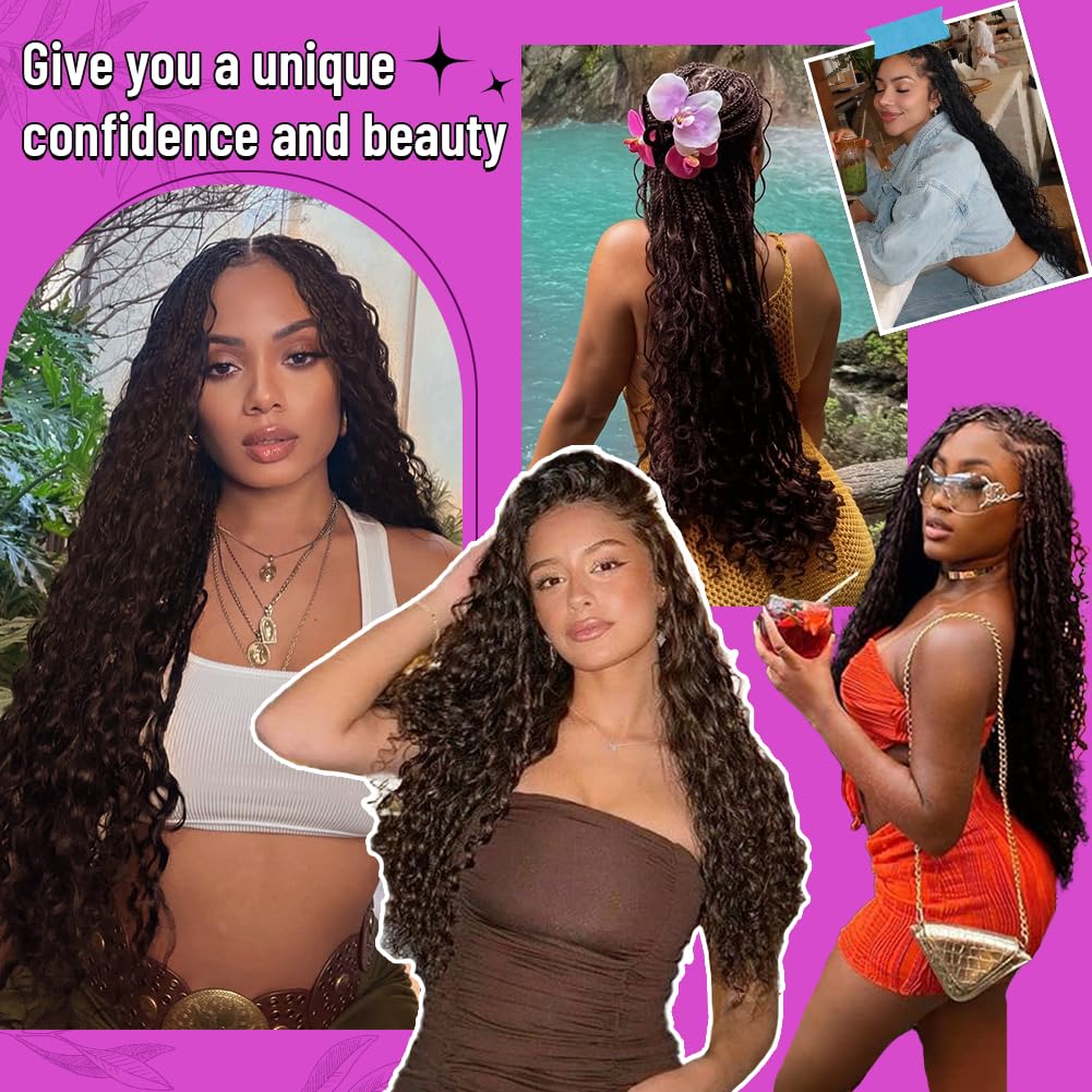 Acbhoa wet-and-wavy pattern demo showing defined curls after styling