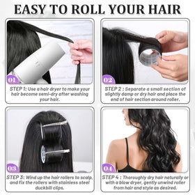 Acejoz finished loose curls showing added body and natural bounce