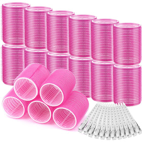 Acejoz front packaging showing 12 large rollers and clips for easy styling