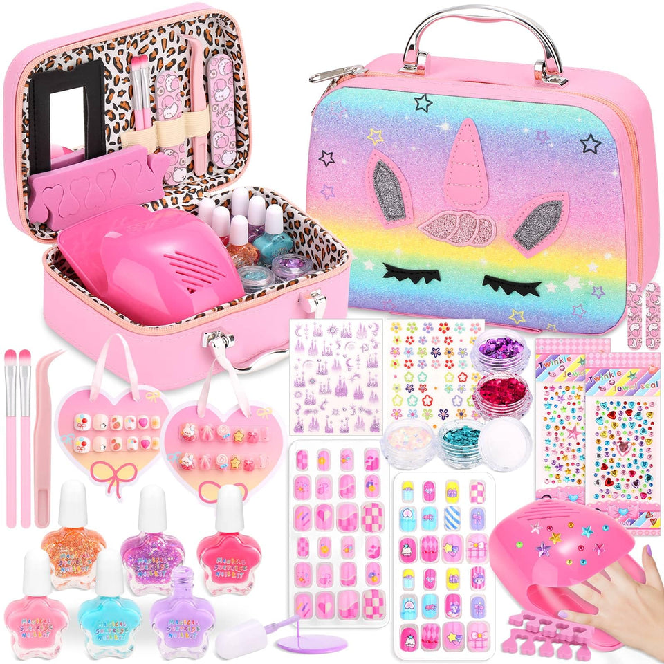 Acejoz unicorn case front packaging showing neat storage and easy portability