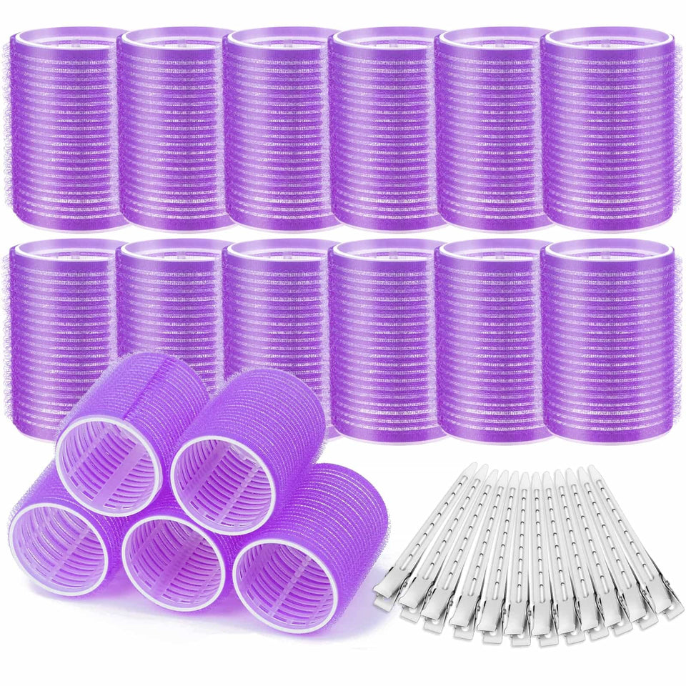 Acejoz front packaging showing 12 rollers and clips for easy styling