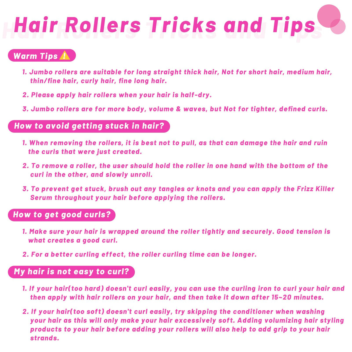 Acejoz roller wrapped in long hair demonstrating volume without heat
