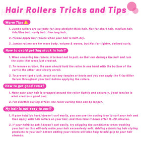Acejoz roller wrapped in long hair demonstrating volume without heat