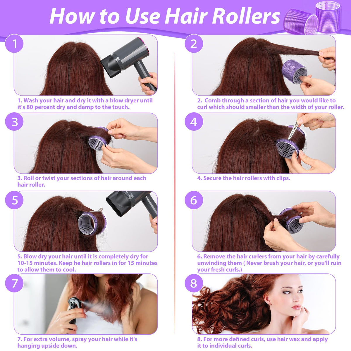 Acejoz rollers in hand for scale to show jumbo size and curl potential