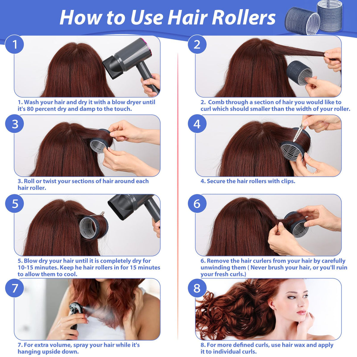 Acejoz scale comparison with hand showing jumbo roller size for long-hair styling