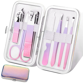 Aceoce front of case showing compact purple travel case and neat profile
