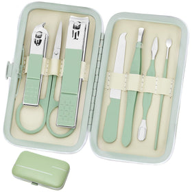 Aceoce front view luxury case showcasing portable grooming set and presentation