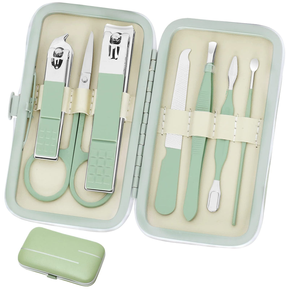 Aceoce front view luxury case showcasing portable grooming set and presentation