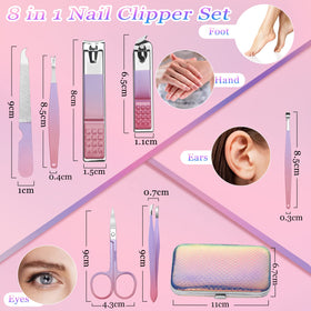 Aceoce nail clipper closeup highlighting non-slip handle for controlled trimming