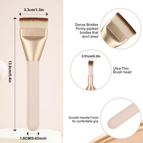 ACMEBEAUTY bristle close-up highlighting soft synthetic fibers for smooth blending
