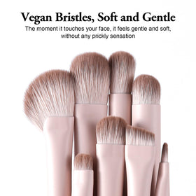 ACMEBEAUTY brush held in hand to show compact scale and portability