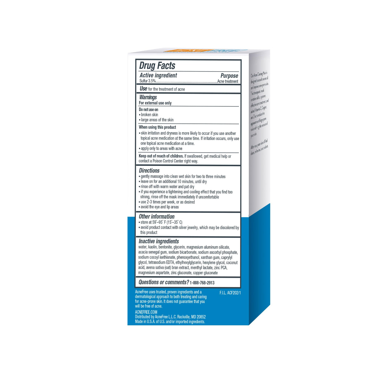 AcneFree application brush and opened tube ready for precise application