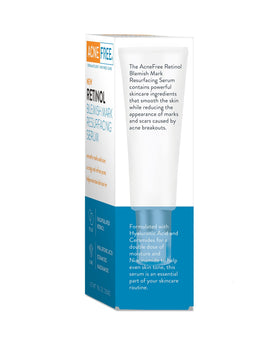 AcneFree applying serum to cheek to show absorption benefit