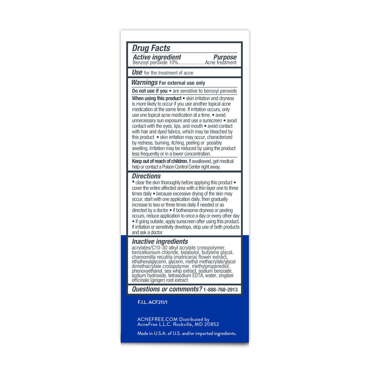AcneFree Terminator 10 three-pack staged in lifestyle scene showing value benefit