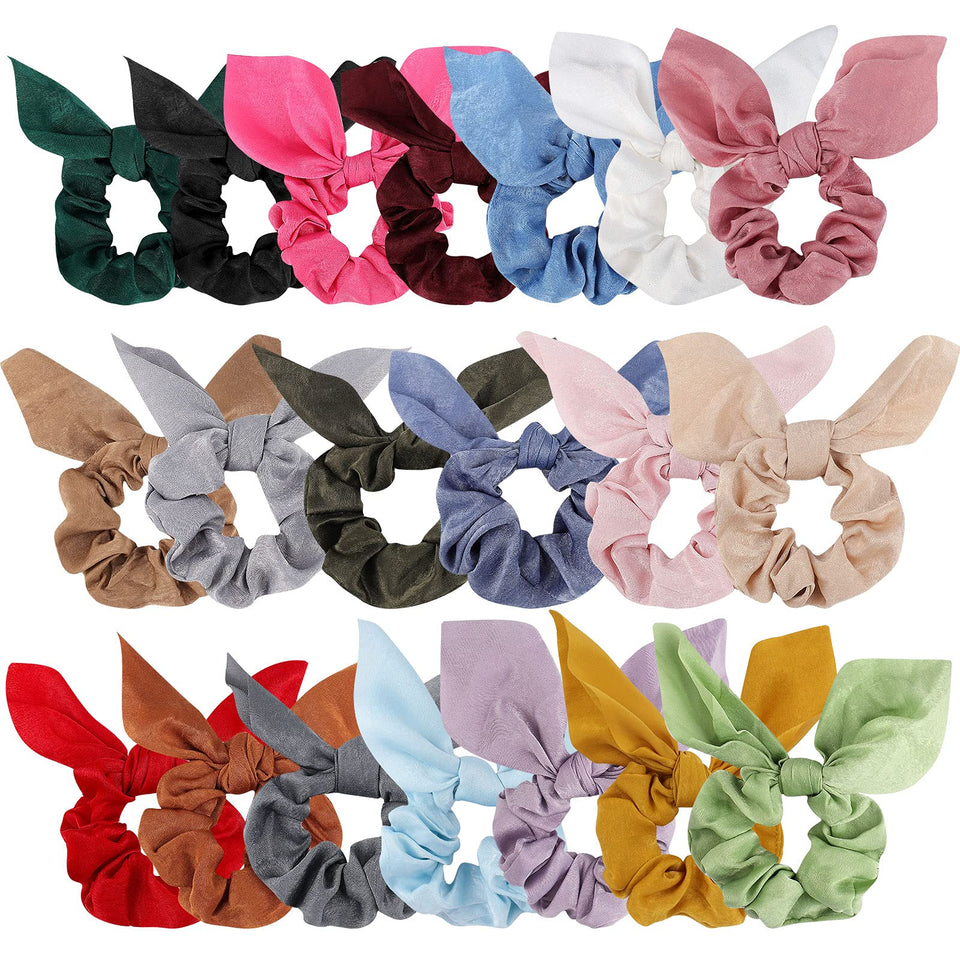 ACO-UINT front packaging showing 20 warm color scrunchies and value
