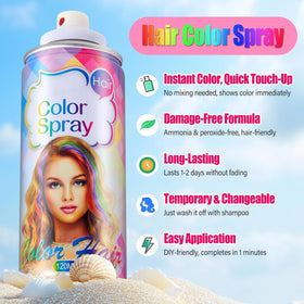 Acomler spray action being applied for instant vibrant green color