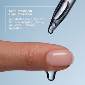 ACT+ ACRE serum texture close-up, lightweight formula that absorbs without greasiness