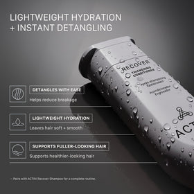 ACTIIV back label with directions and ingredient list for informed use