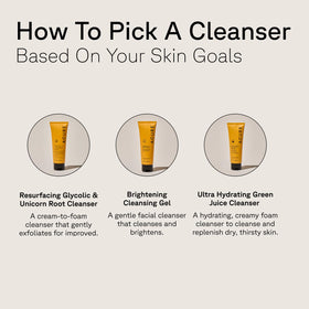 Acure 4 fl oz size next to hand for visual scale and travel-friendly convenience