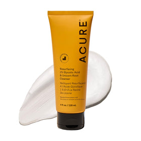Acure front packaging showing cleanser and benefits