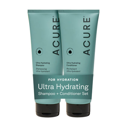 Acure front packaging duo shows both bottles and clear product identity and benefit