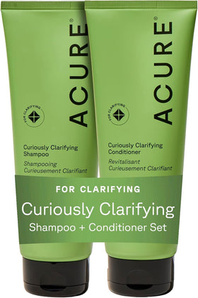 Acure front packaging showing shampoo and conditioner for refreshed hair