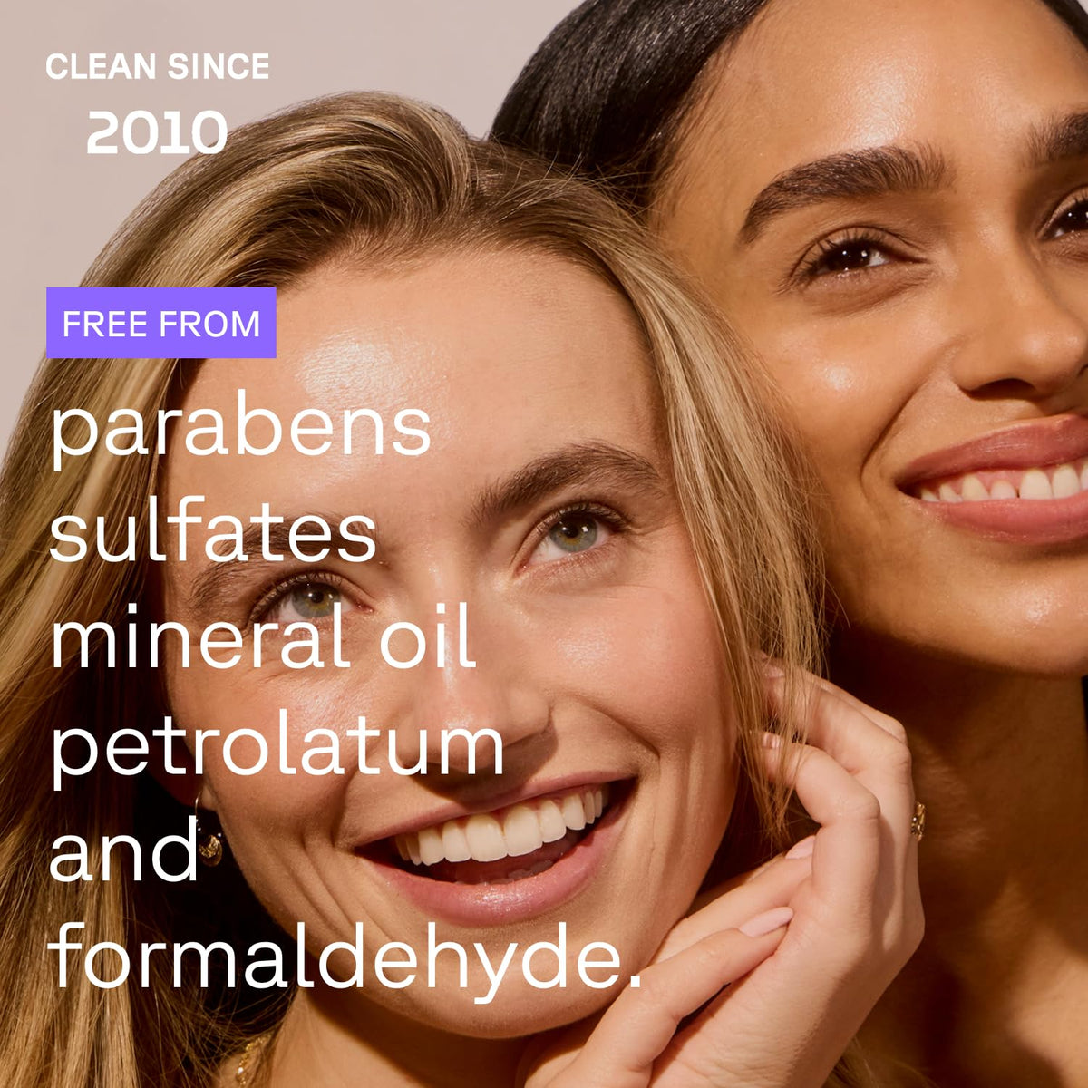 Acure label detail highlighting key ingredients and clean-beauty benefits