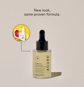 Acure serum texture close-up revealing lightweight absorbent consistency