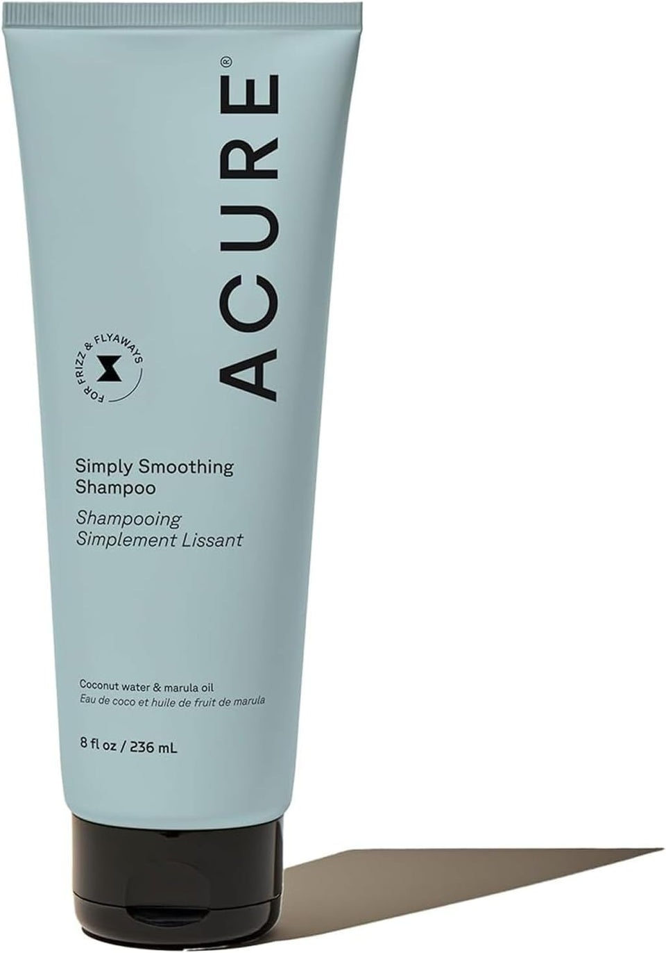 Acure bottle front packaging showing product name and benefits