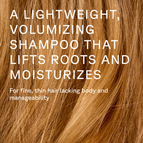 Acure shampoo lather close-up showing lightweight cleansing benefit