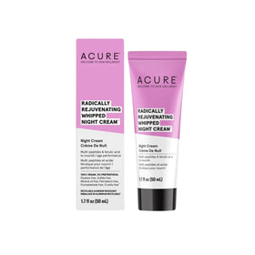 Acure jar front view showing label and size, highlights clean vegan benefit